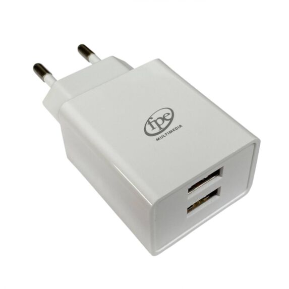 Chargeur Smartphone 230V USB-A 2,1A 2 sorties - FPE