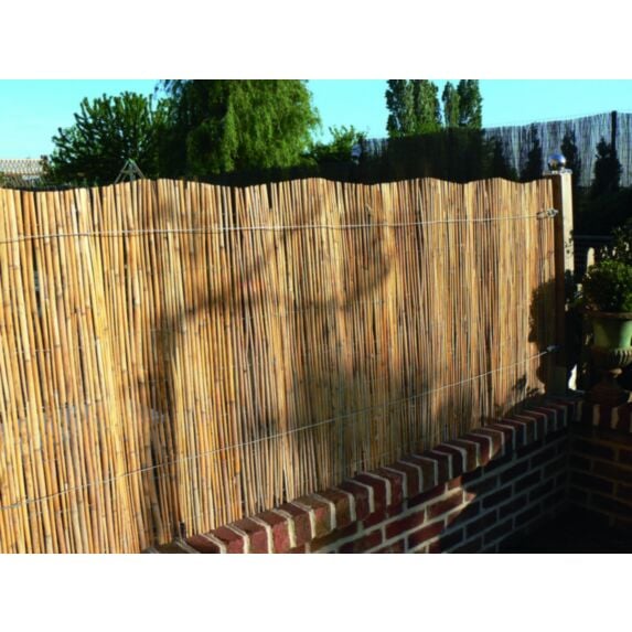 Canisse roseau fendu 1,5x5m naturel occultant 2/5 - NATURE