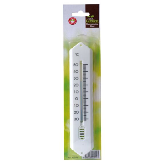 Thermomètre blanc - IDEAL GARDEN