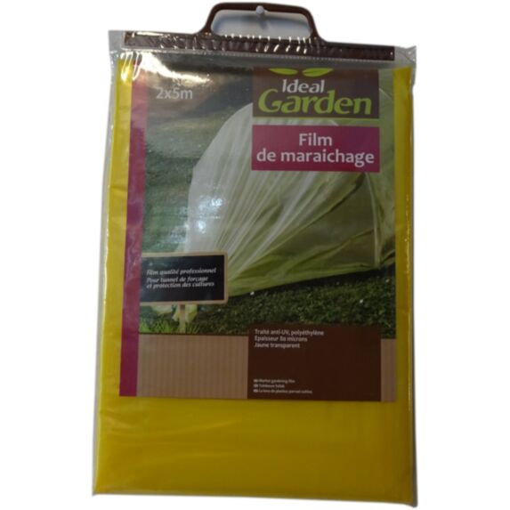 Film maraichage 80 microns 2 x 5 m jaune - IDEAL GARDEN