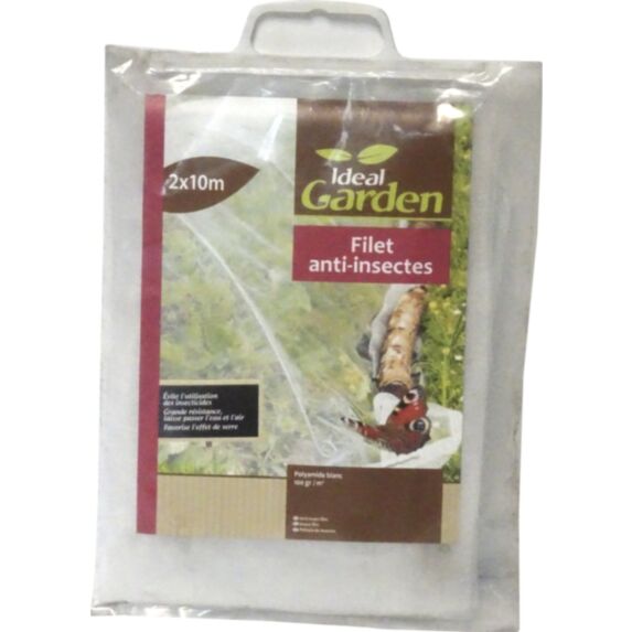 Filet anti-insectes 2 x 10 m - IDEAL GARDEN