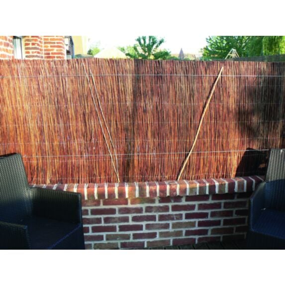 Canisse claie osier fin 1 x 3 m - IDEAL GARDEN