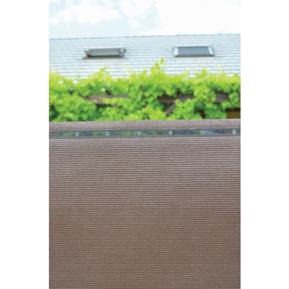 Brise vue 200grs/m2 occultant 4/5 1,5x3m chocolat - NATURE
