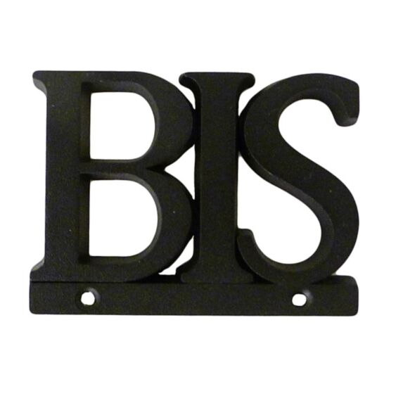 Chiffre de rue Zamak bis 80mm + vis