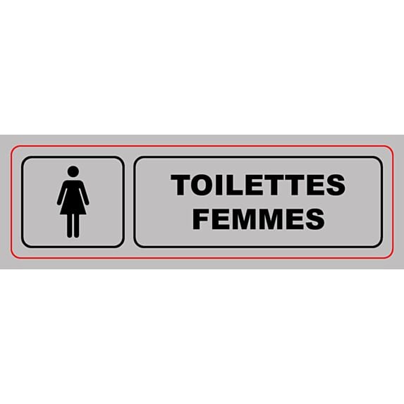 Panneau pvc 170x50mm toilettes femmes