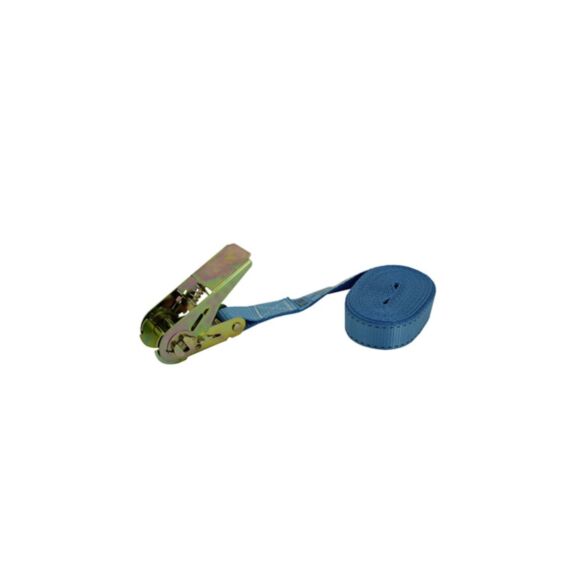 Sangle a cliquet 5mx25mm couleur bleu charge 500kg 