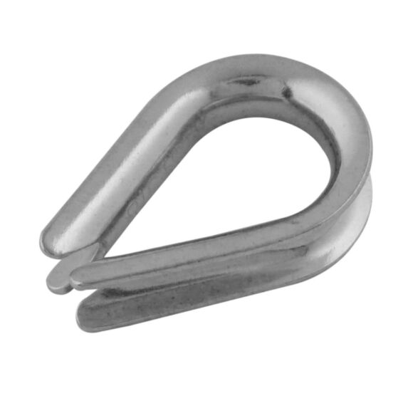 1 cosse cœur acier inoxydable AISI 316Largeur:10mm