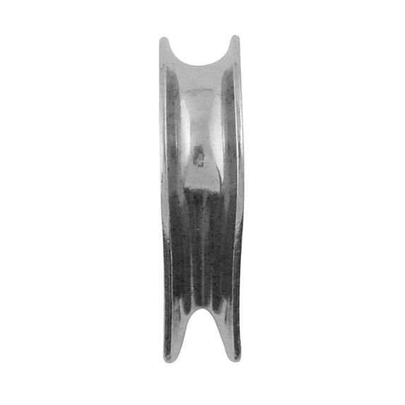 2 cosses cœur acier inoxydable AISI 316Largeur :6mm