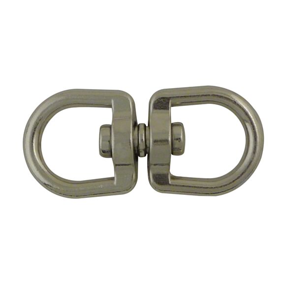 1 emerillon double acier inox AISI 316 ø fil 8mm