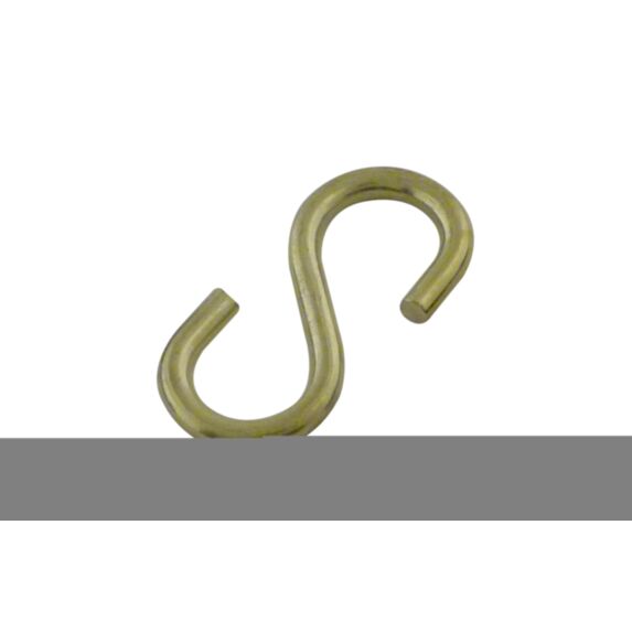 6 esses égals ouverte acier laitonné ø3mm