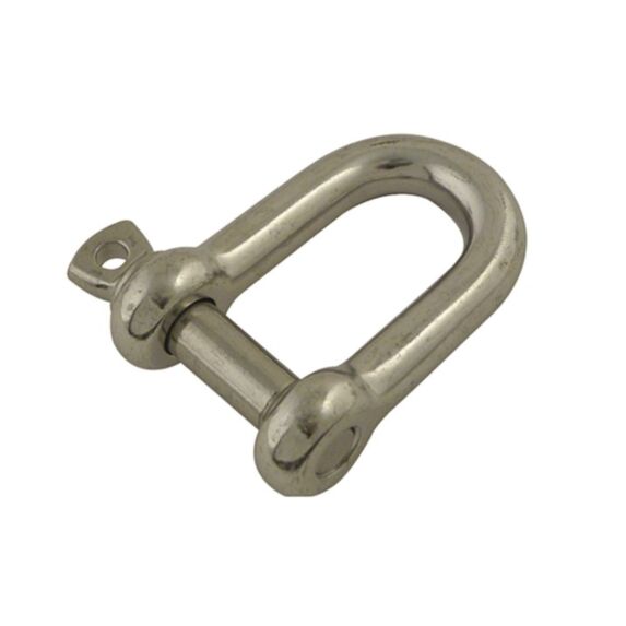 2 manilles droite acier inoxydable AISI 316 ø6mm