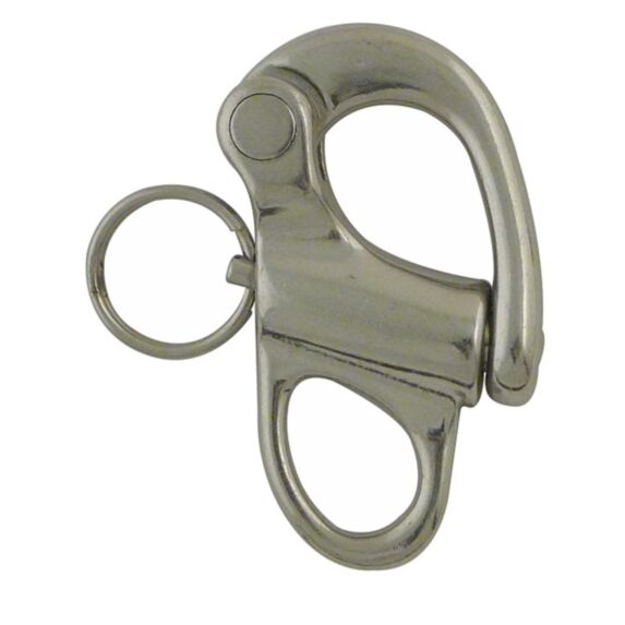 1 mousqueton pour drisse a œil fixe inox AISI 316Longueur :52mm 