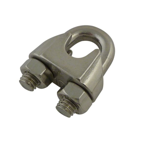 4 serre-cable etrier acier inoxydable AISI 316 ø4mm