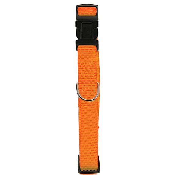 Collier nylon réglable 25 mm orange - ZOLUX