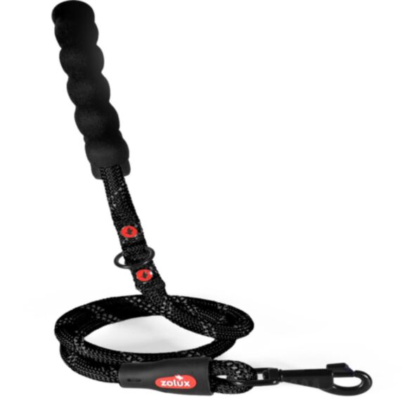 Laisse corde 2mx13mm noir - ZOLUX