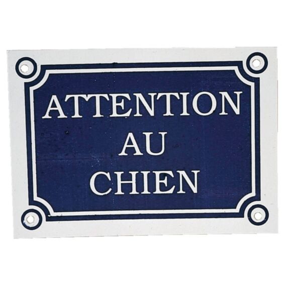 Plaque pour portail 