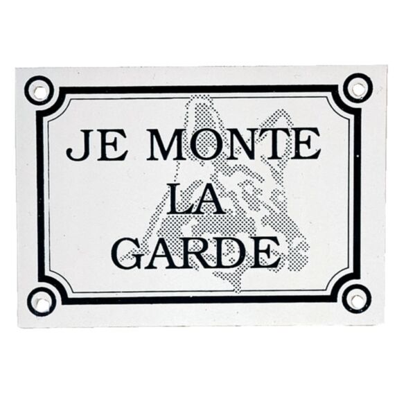 Plaque pour portail 