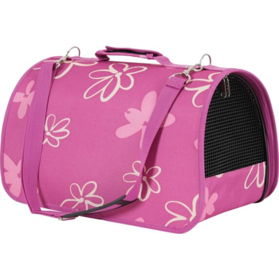 Panier transport chien Flower M prune - ZOLUX