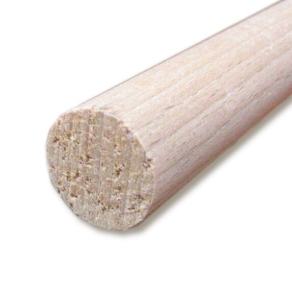 Tourillon hêtre lisse 1000 x 14 x 25 mm - SUPBOIS