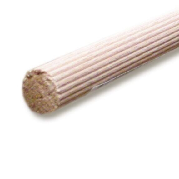 Tourillon hêtre cannelé 1000 x 10 x 25 mm - SUPBOIS