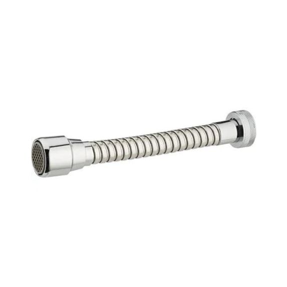 Flexible brise-jet chromé F22 x 100 limiteur débit 6.5L/mn - NOYON THIEBAULT