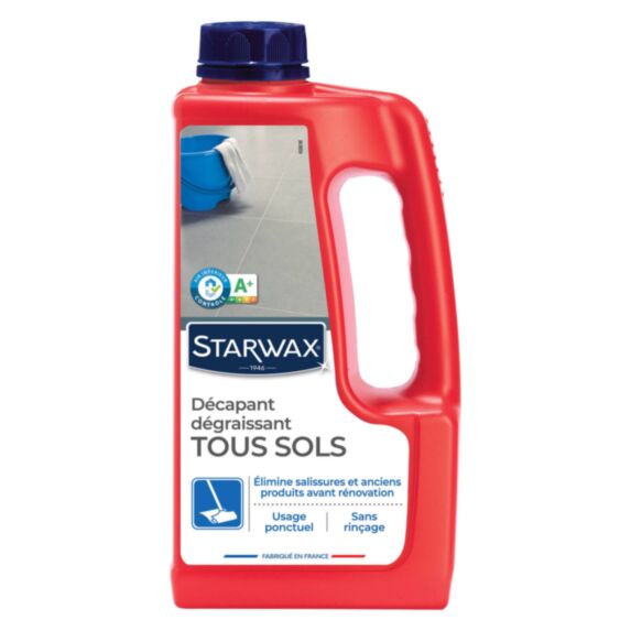 Décapant avant rénovation pour sols intérieurs 1L - STARWAX