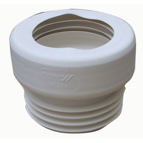 Sortie de cuvette WC droite à lèvres Ø100/110 mm - WIRQUIN