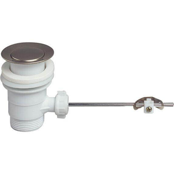 Bonde de lavabo sans tirette pour fermeture à tirette - WIRQUIN