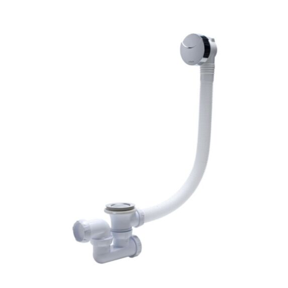 Vidage de baignoire à câble siphon orientable - WIRQUIN