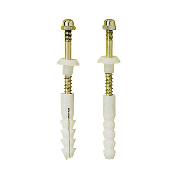 2 Vis métal pour fixation cuvette WC/bidet au sol - WIRQUIN