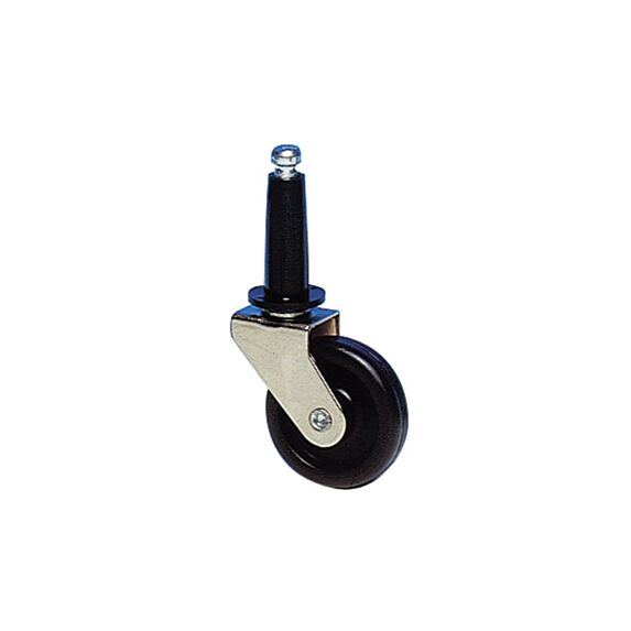 Roulette retro pivotante à douille - Charge admissible 10kg. Ø37mm - CIME