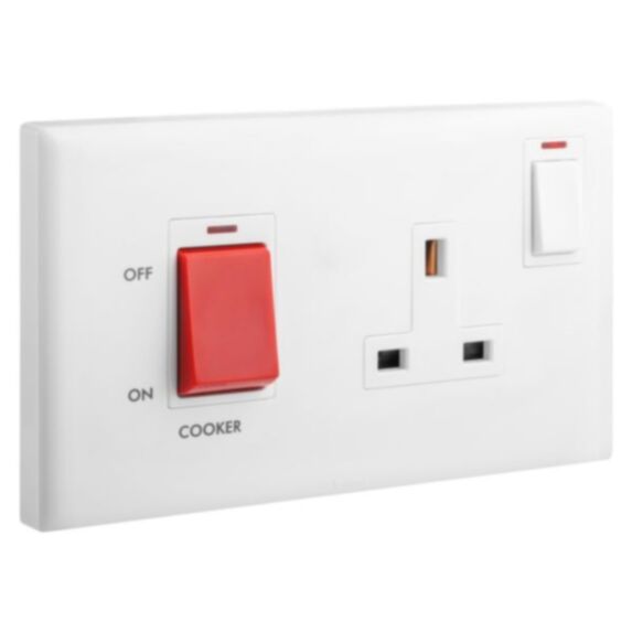2 G cookunit 45ADP SW+ 13A BS Eloe - LEGRAND