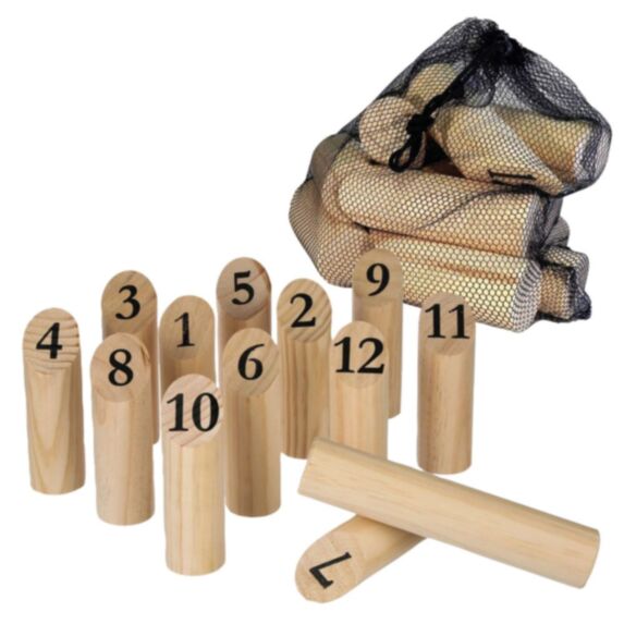 Jeu de quilles nordique en filet