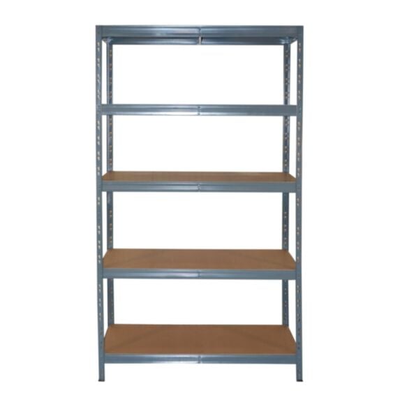 Etagère 5 tablettes epoxy 179 x 120 x 50 cm blanc - MODULO