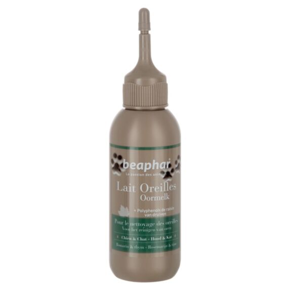 Lait nettoyant oreille chien et chat 125 mL- BEAPHAR