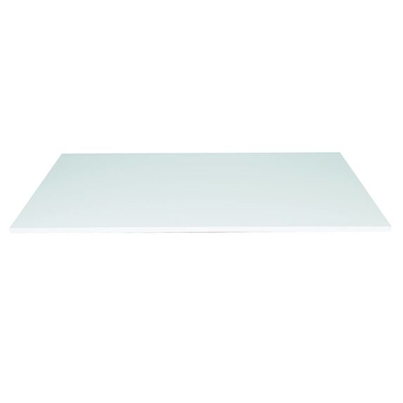 Plateau de bureau mélaminé blanc