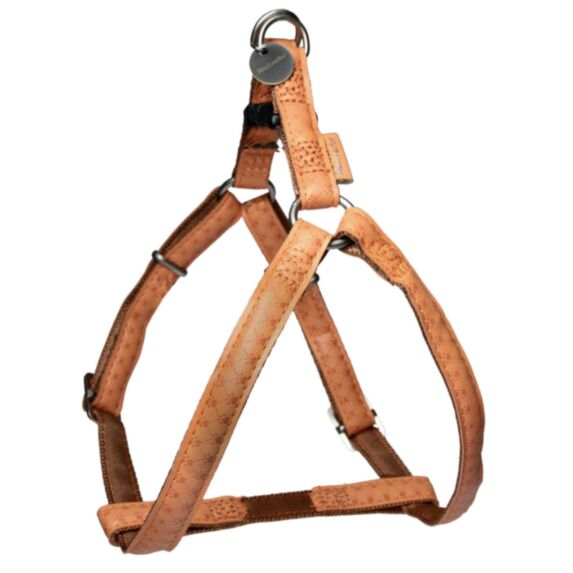 HARNAIS REGL MC LEATHER JAUNE 25MM