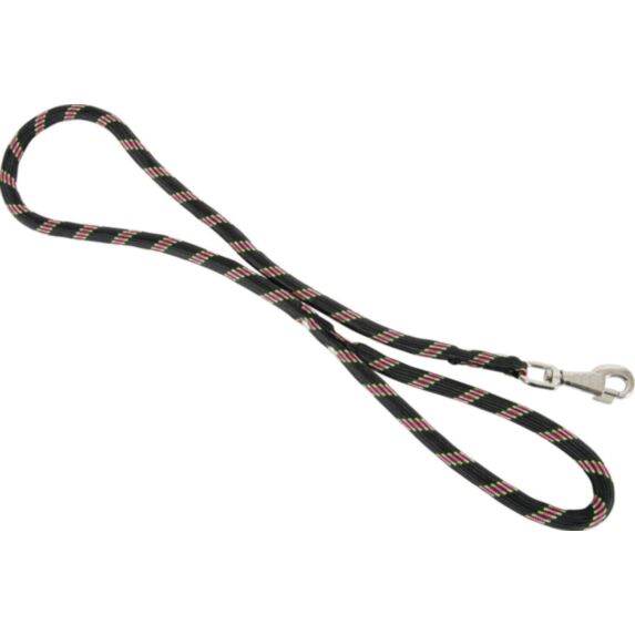 LAISSE CORDE NOIR NYLON 13MM/6M