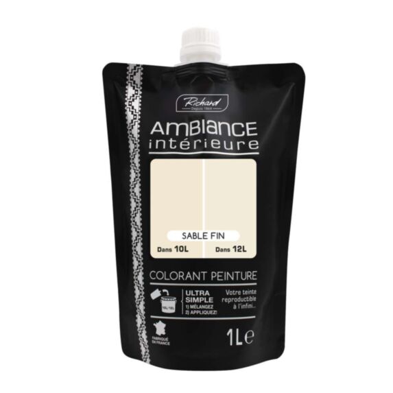 Colorant spécial peinture acrylique monodose 1L Sable fin