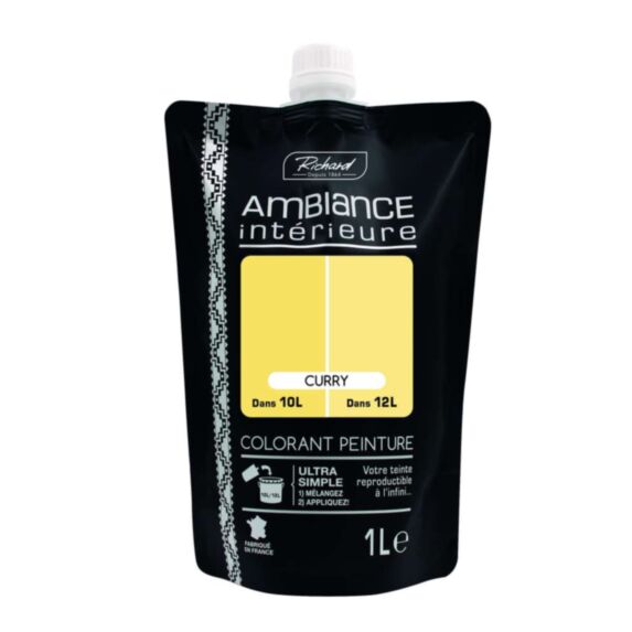 Colorant spécial peinture acrylique monodose 1L Curry