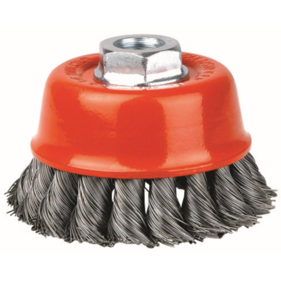 Brosse coupe mèches acier torsadées Ø70mm - SCID