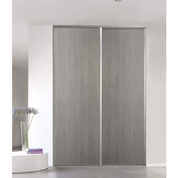 Pack 2 vantaux chêne cendré 2500 x 1800 mm - OPTIMUM