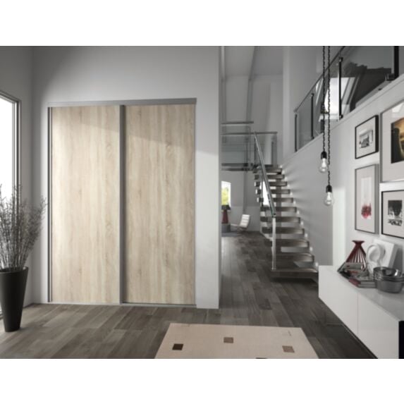 Pack 2 vantaux chêne sauvage 2500 x 1800 mm - OPTIMUM