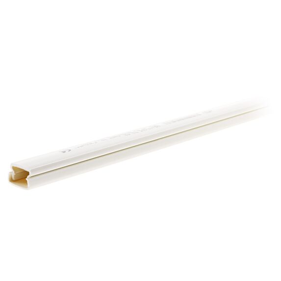 Goulotte pour câble TV 7x12 2m blanc RAL 9016