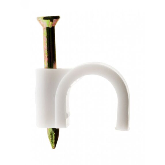 100 attaches plastique Ø4 blanc - ZENITECH