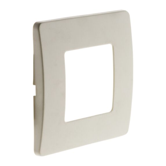 Plaque de finition blanc venus