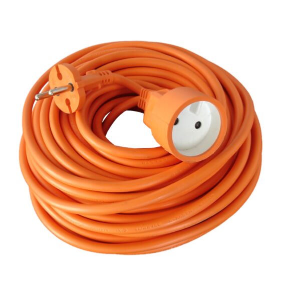 Rallonge électrique jardin HO5VVF 25 m orange - ZENITECH