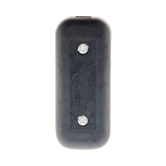 Interrupteur 2A bipolaire noir - ZENITECH