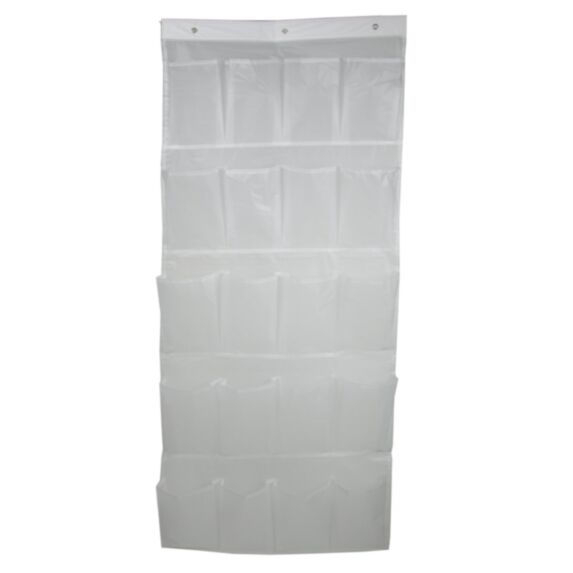 Rangement suspendu 20 poches blanc PEVA 55 x 135 cm - KB8