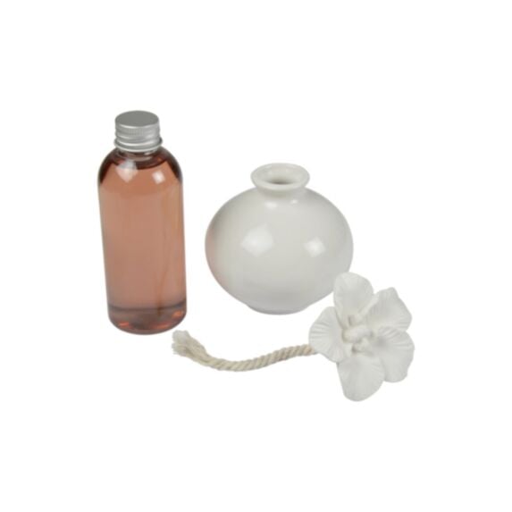 Coffret diffuseur et fleur céramique 100 mL Patchouli - HOMEA